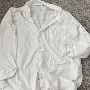 Skims cotton oversized sleep shirt dress